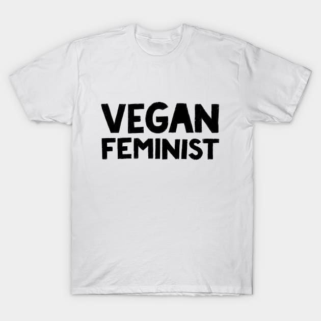 Vegan Feminist T-Shirt by Josephine Skapare